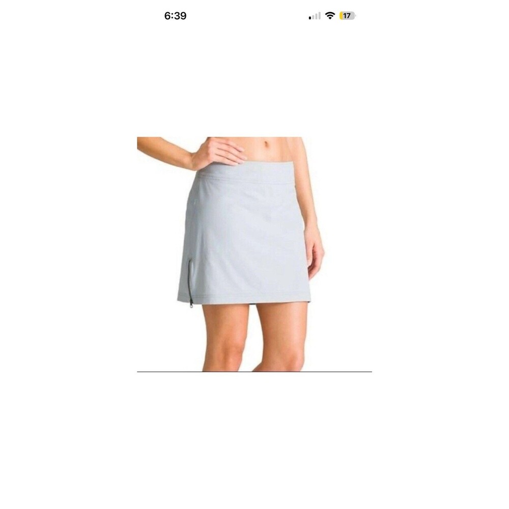 Athleta Womens Skort 6 Gray Hiking Pockets Solid Pickleball Tennis Golf